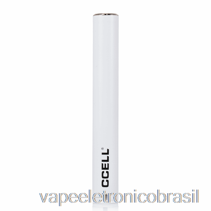 Vape Eletrônico Ccell M3 Plus Vaporizador Bateria Branco Fosco